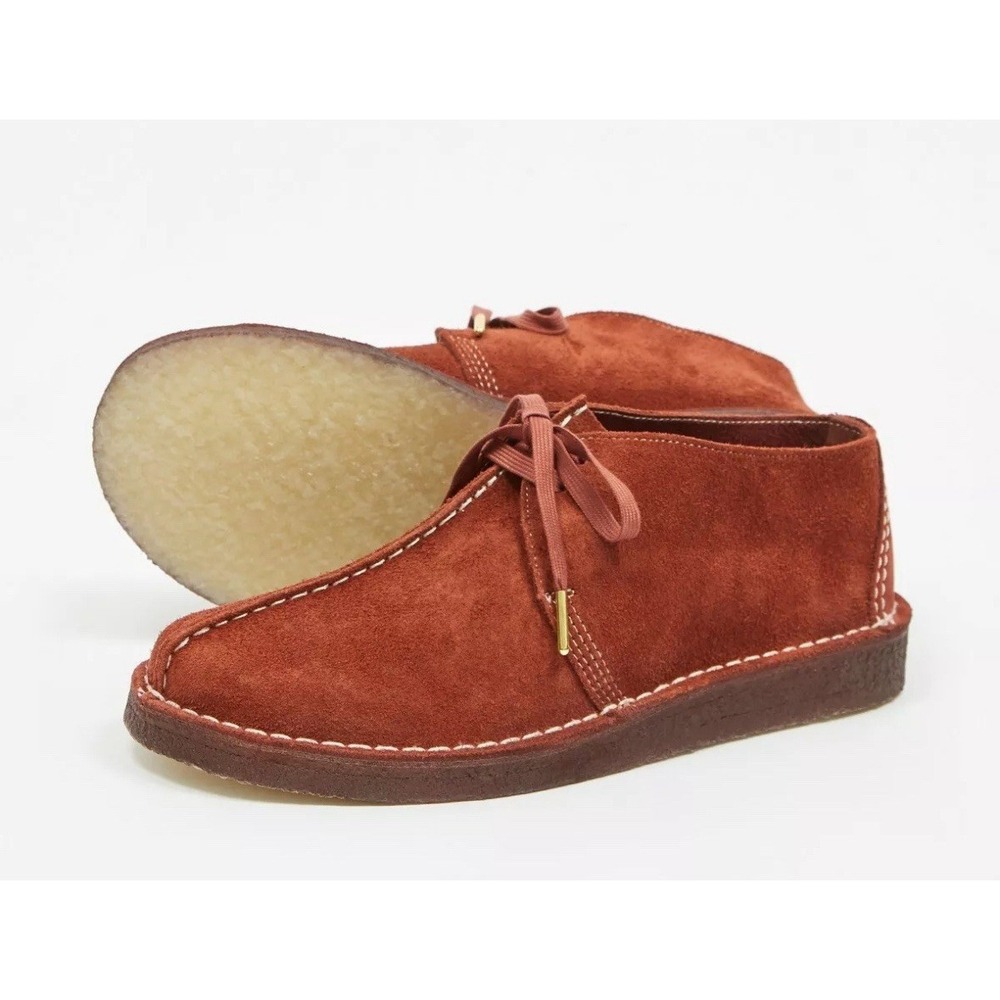 Clarks Men's Desert Trek 12 D(M) US Burgundy-Suede